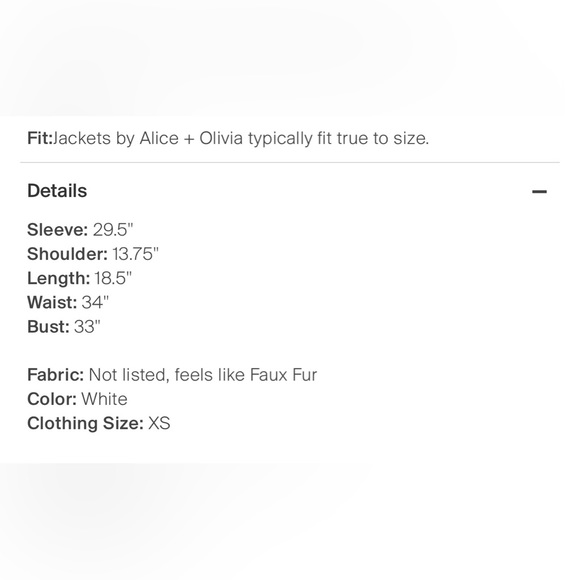 Alice AND OLIVIA FOX 🦊 MINK CHEVERON - Picture 6 of 11